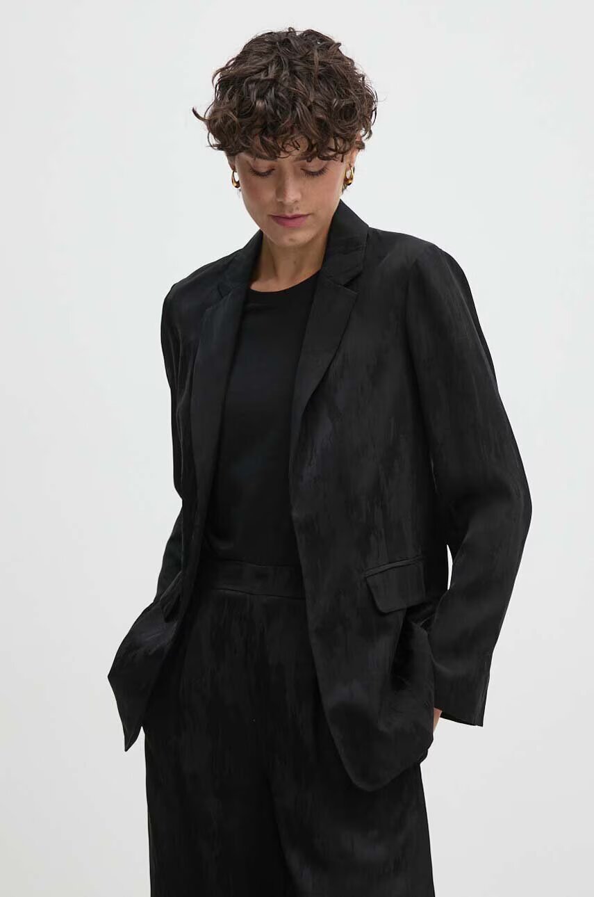 Sisley blazer din amestec de in