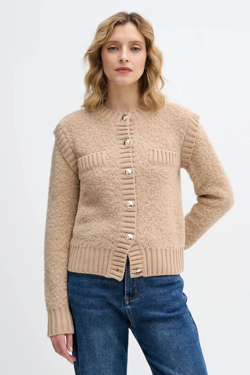 Sisley cardigan din amestec de lână