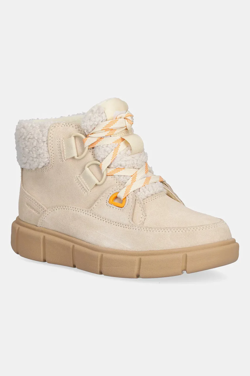 Sorel cizme din piele întoarsă EXPLORER III NW LACE WP