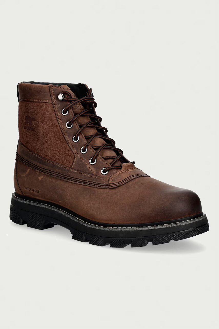 Sorel încălțăminte pentru bărbați din nubuck LARK-47 6-INCH WP BOOT