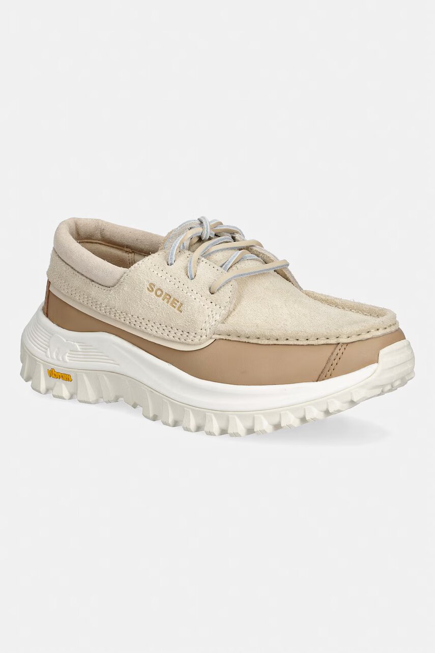 Sorel mocasini pentru femei din piele CALLSIGN NORTHWATER