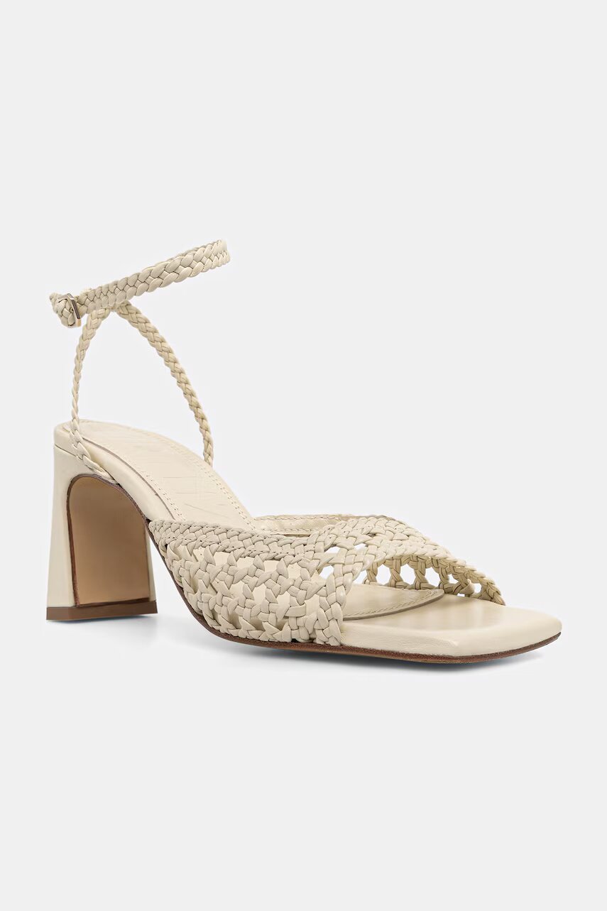 Souliers Martinez sandale cu toc din piele LEA