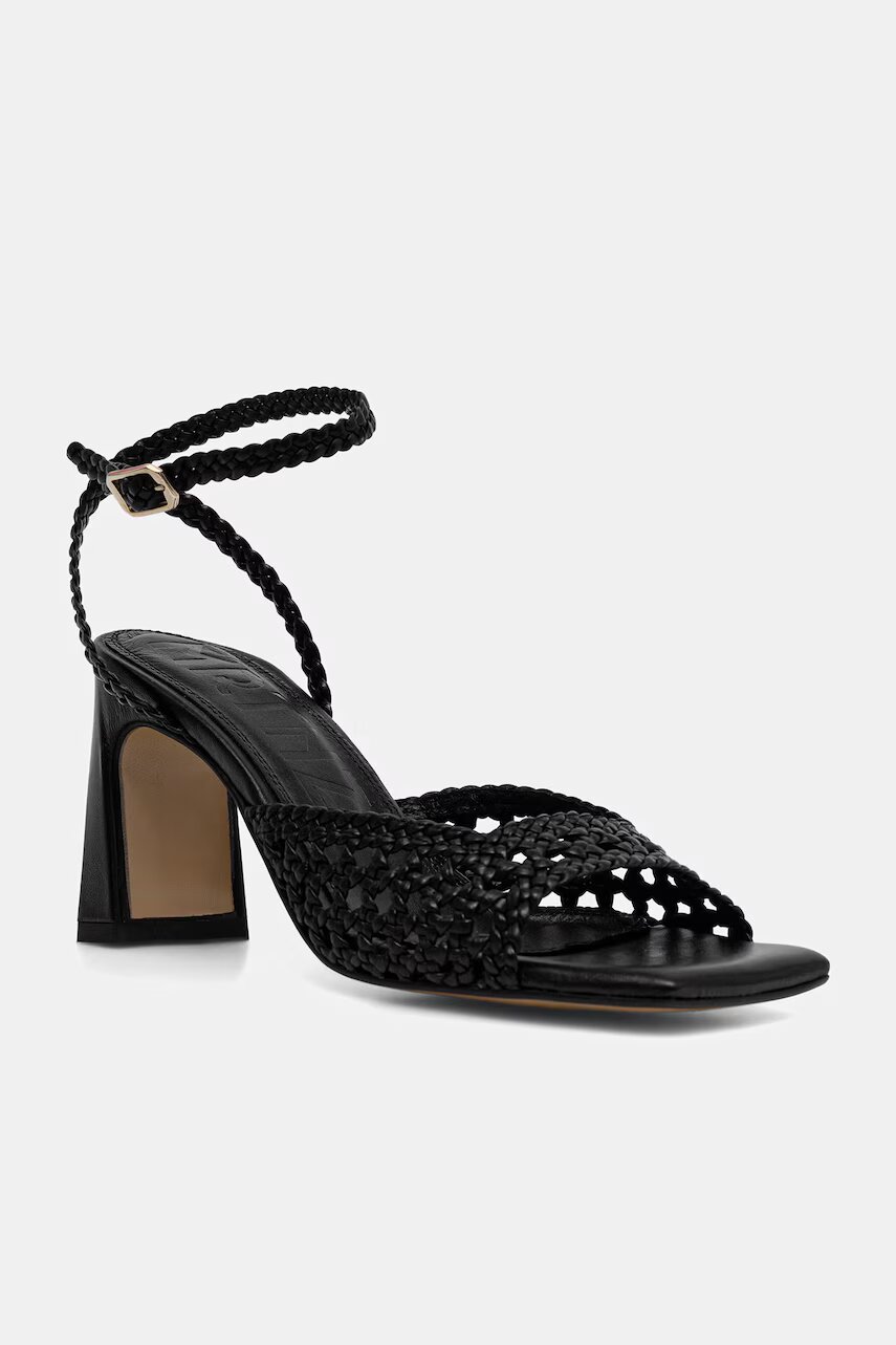 Souliers Martinez sandale cu toc din piele LEA