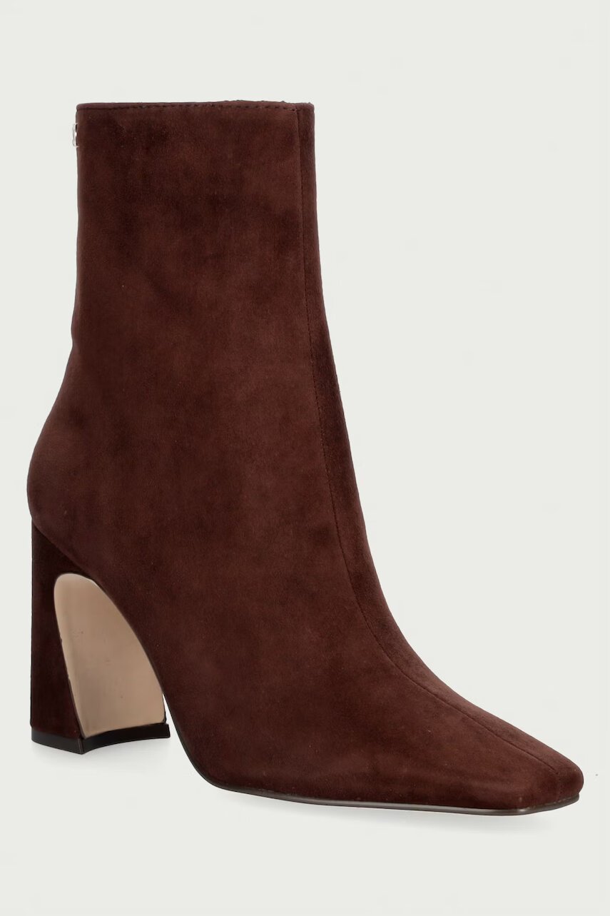 Steve Madden botine pentru femei din piele întoarsă Flares