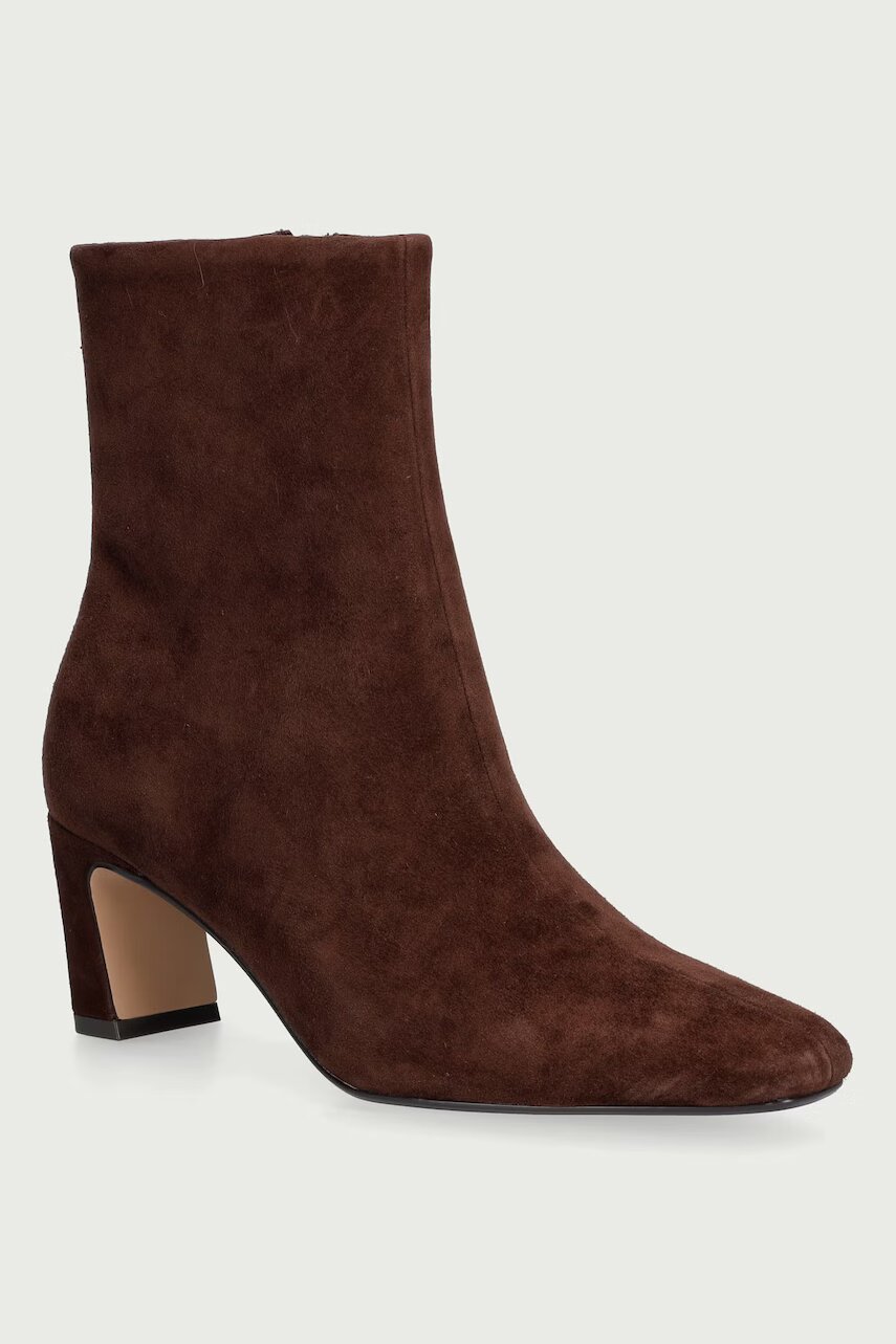Steve Madden botine pentru femei din piele întoarsă Willah