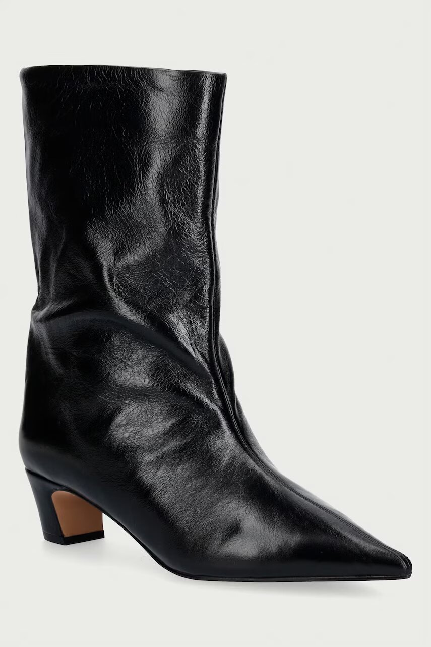 Steve Madden botine pentru femei din piele Lytton