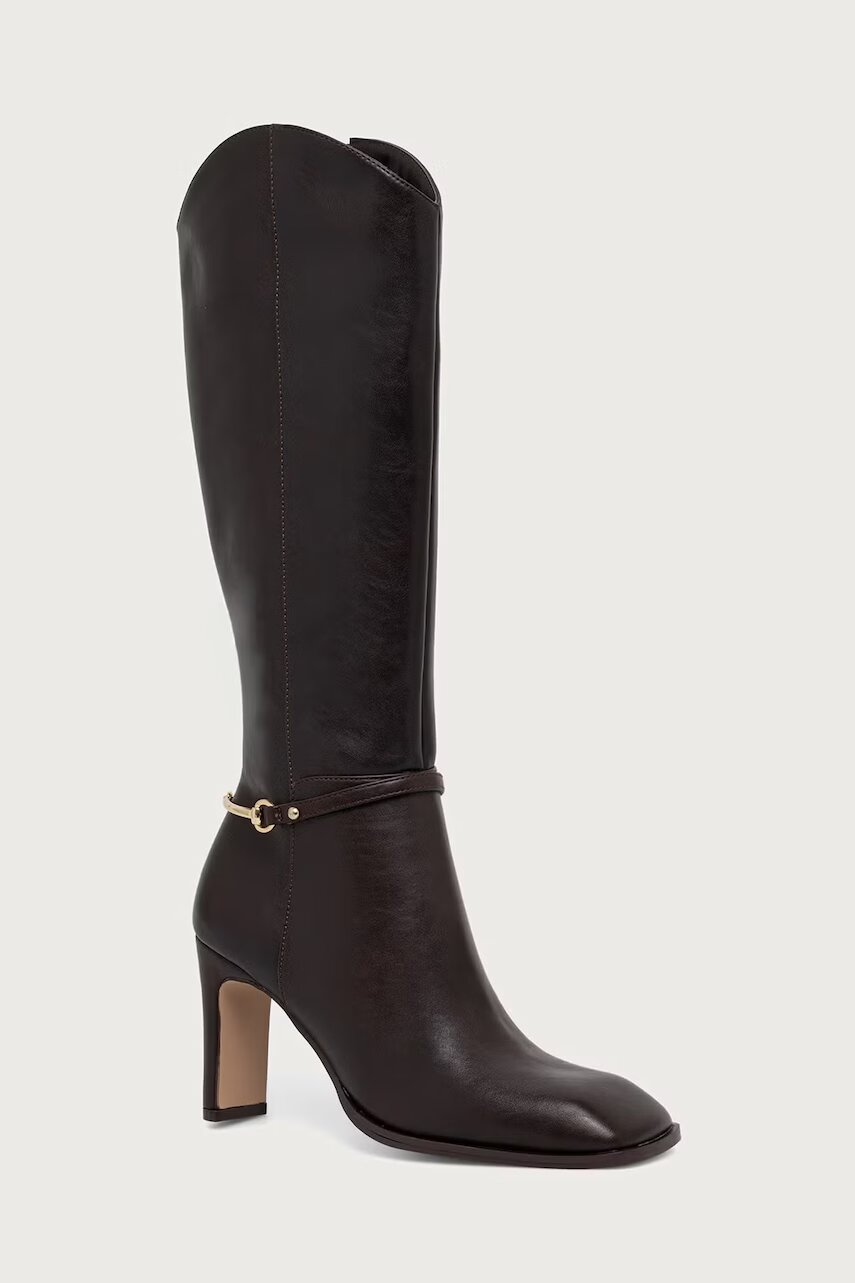 Steve Madden cizme pentru femei din piele Shield