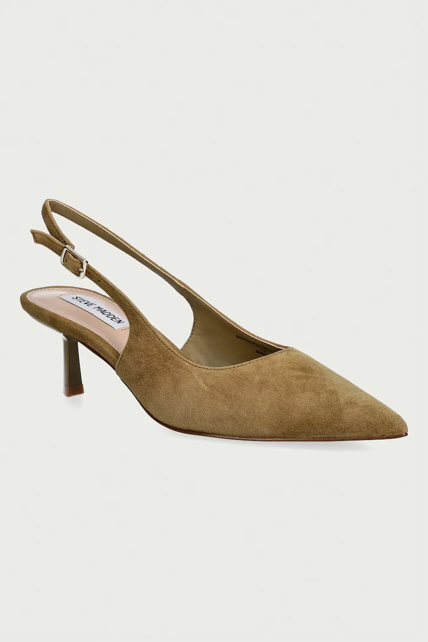 Steve Madden pantofi cu toc stiletto din piele întoarsă Korra