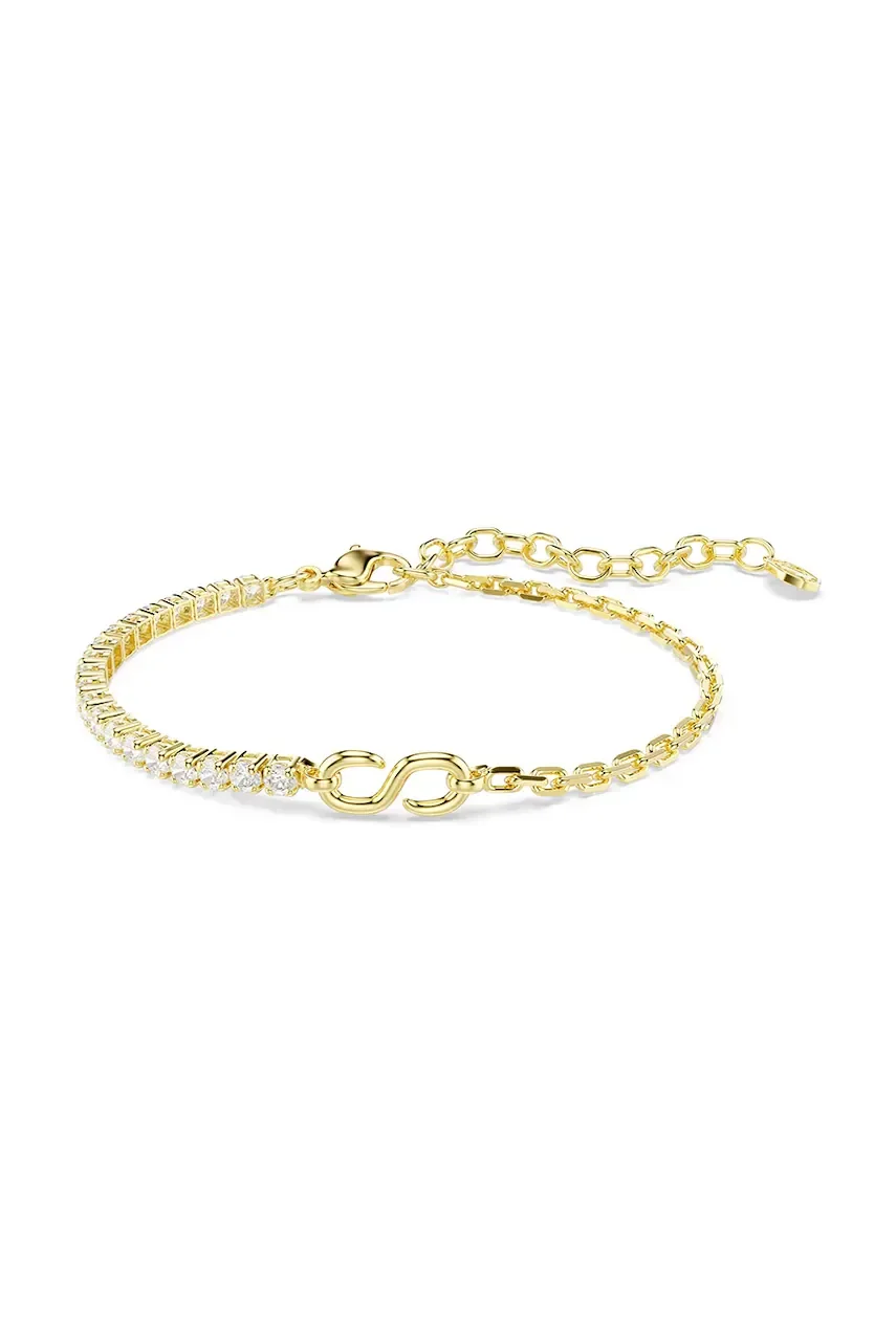 Swarovski brățară pentru femei placată cu aur zirconiu cubic MATRIX