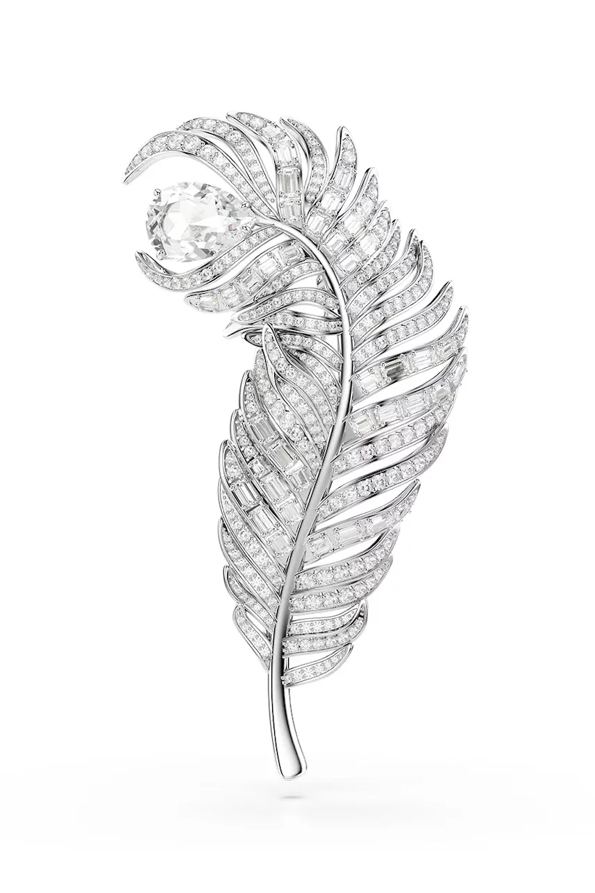 Swarovski broșă metalică VIENNA