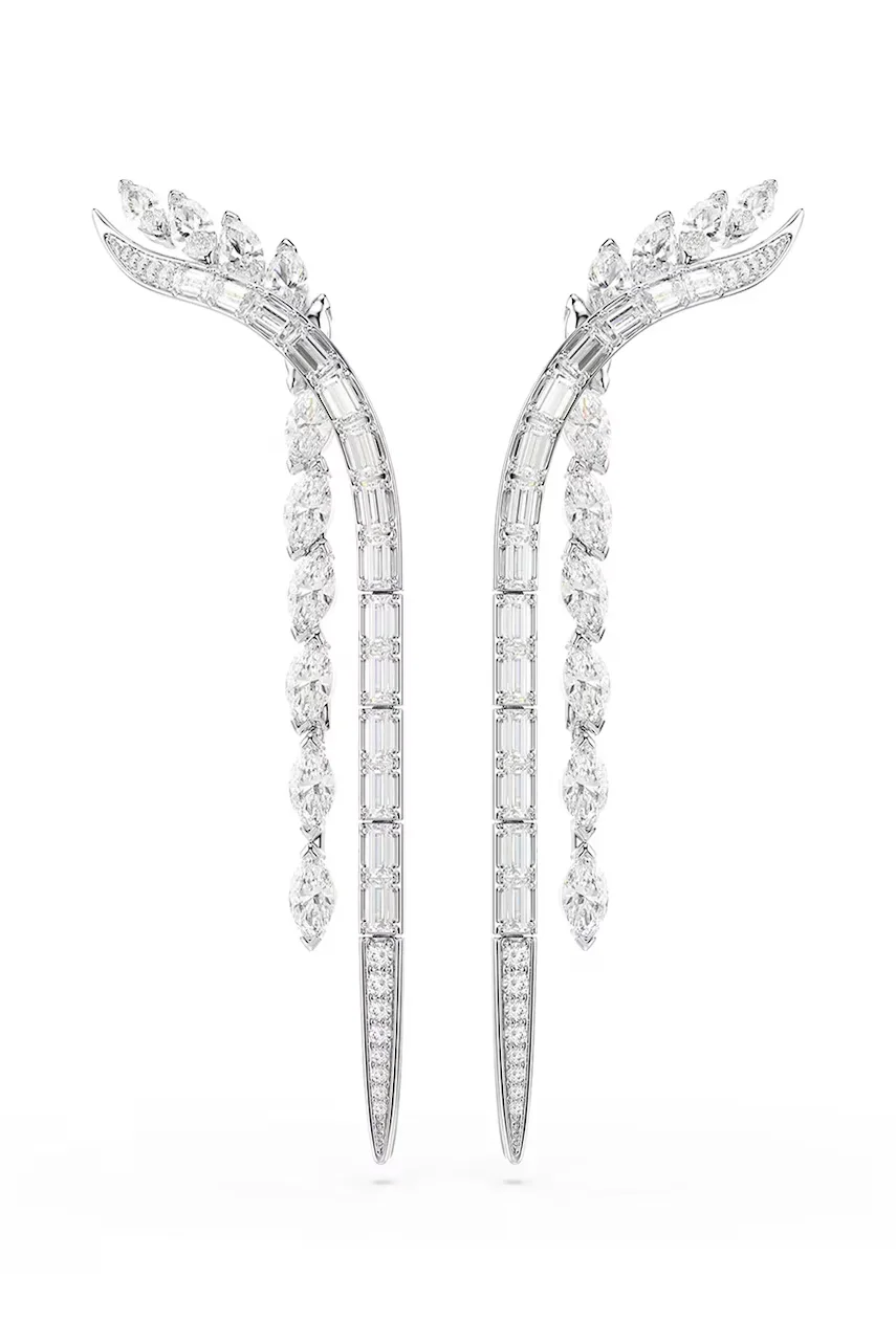 Swarovski cercei pentru femei din metal cu zirconiu cubic MESMERA