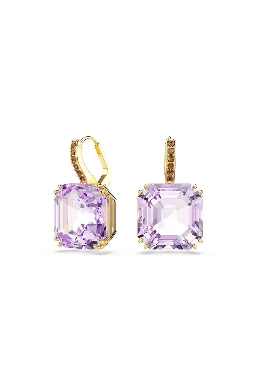Swarovski cercei pentru femei placati cu aur cristal MILLENIA