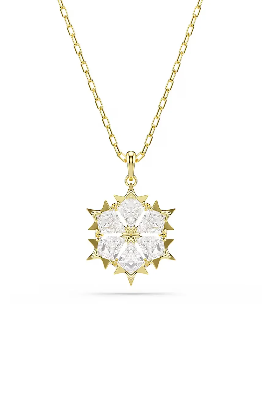Swarovski lănțișor cu pandantiv pentru femei placat cu aur zirconiu cubic MAGIC