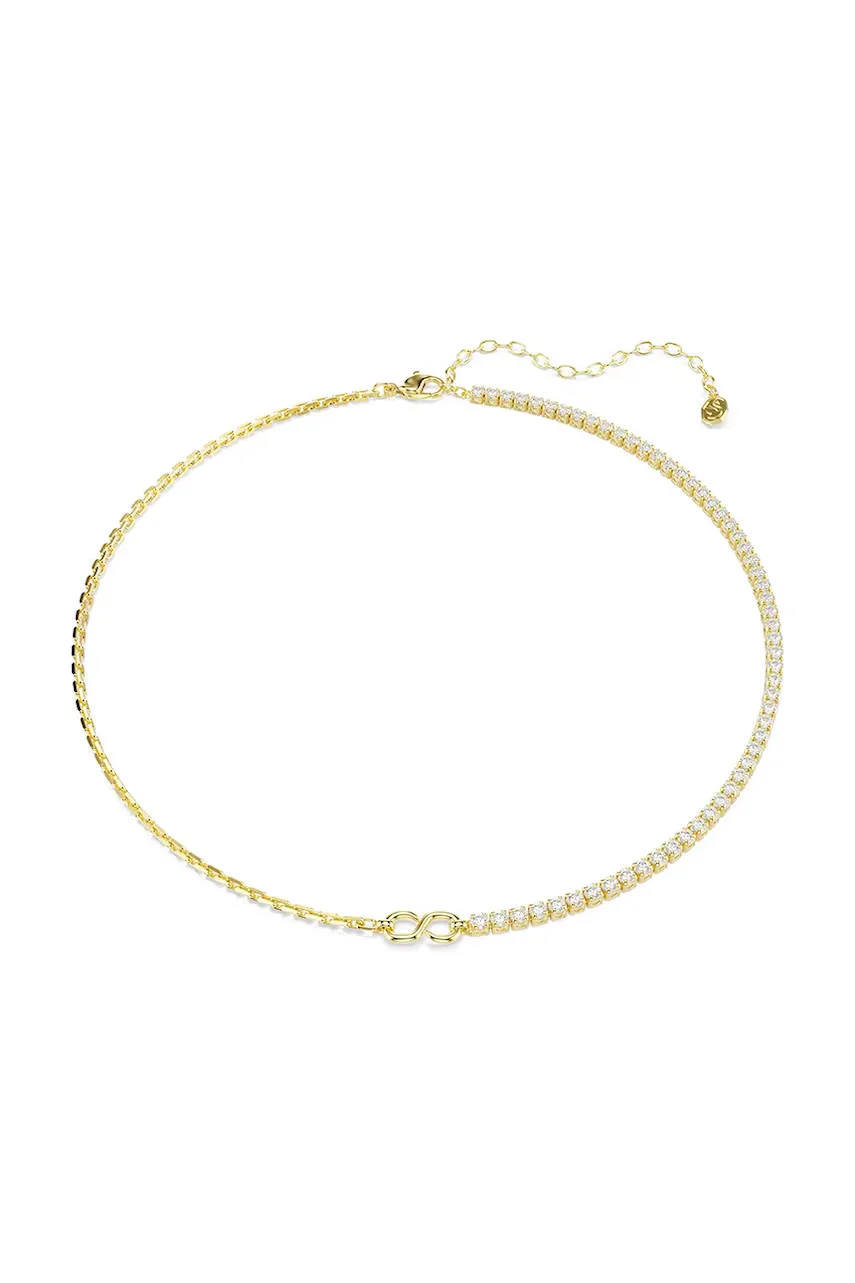 Swarovski lănțișor pentru femei placat cu aur zirconiu cubic MATRIX
