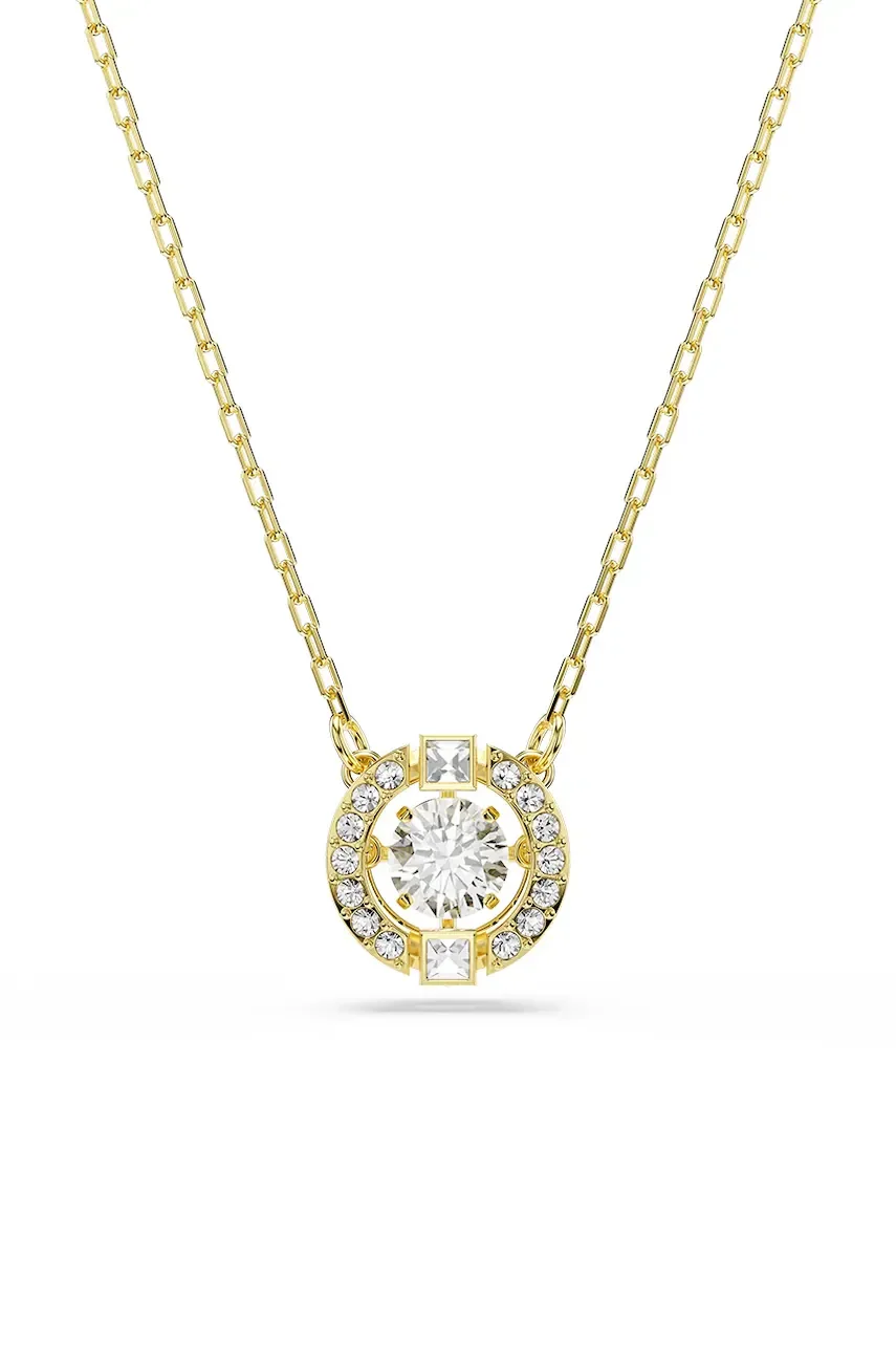 Swarovski lănțișor pentru femei placat cu aur zirconiu cubic UNA