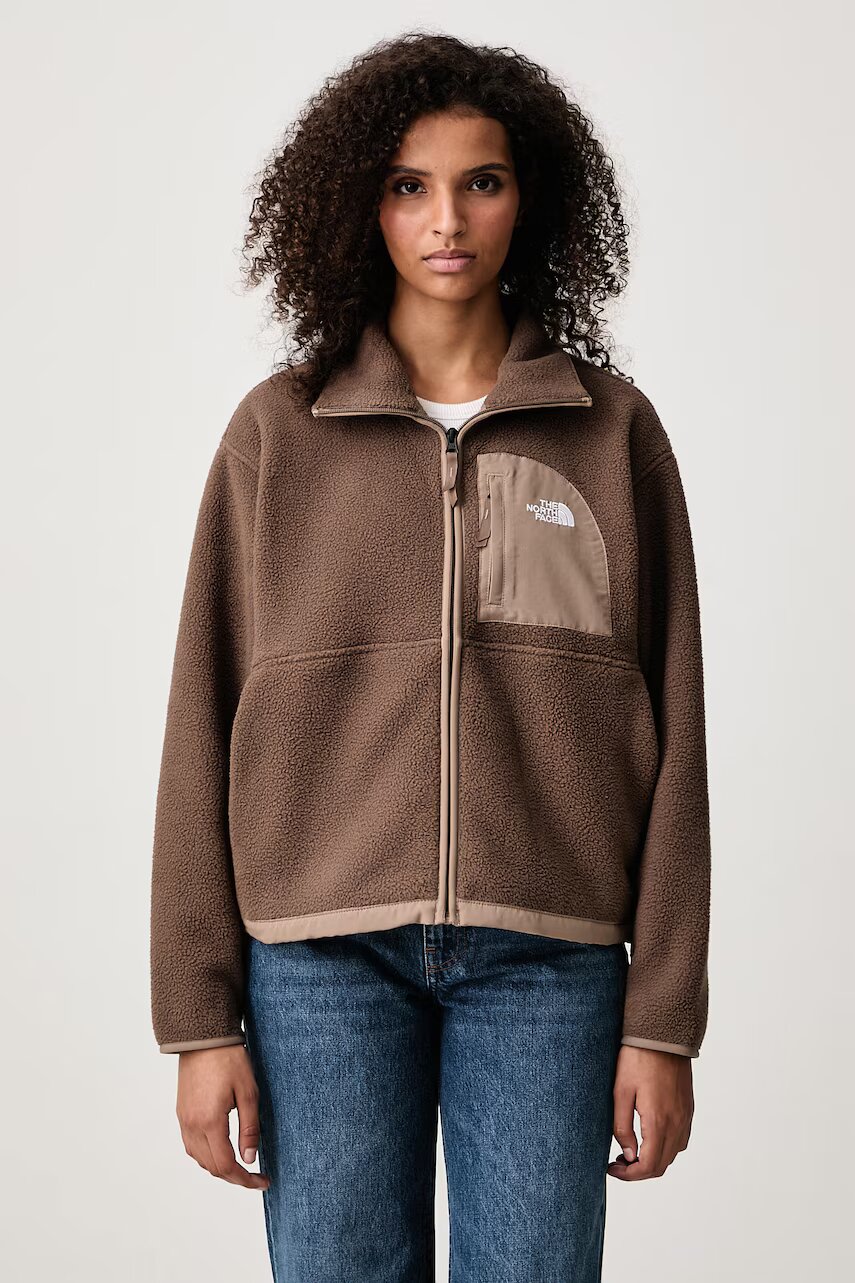 The North Face hanorac cu fermoar pentru femei din polar Yumiori Off