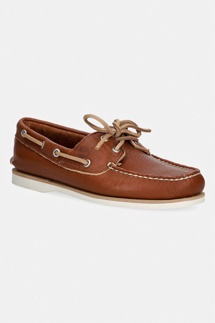 Timberland mocasini pentru bărbați din piele Classic Boat Boat