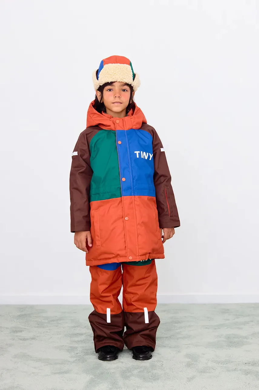 Tinycottons pantaloni de schi pentru copii COLOR BLOCK SNOW PANT