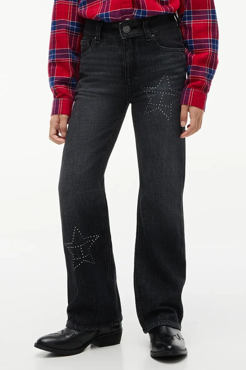 Tommy Hilfiger blugi flared pentru copii FLARE