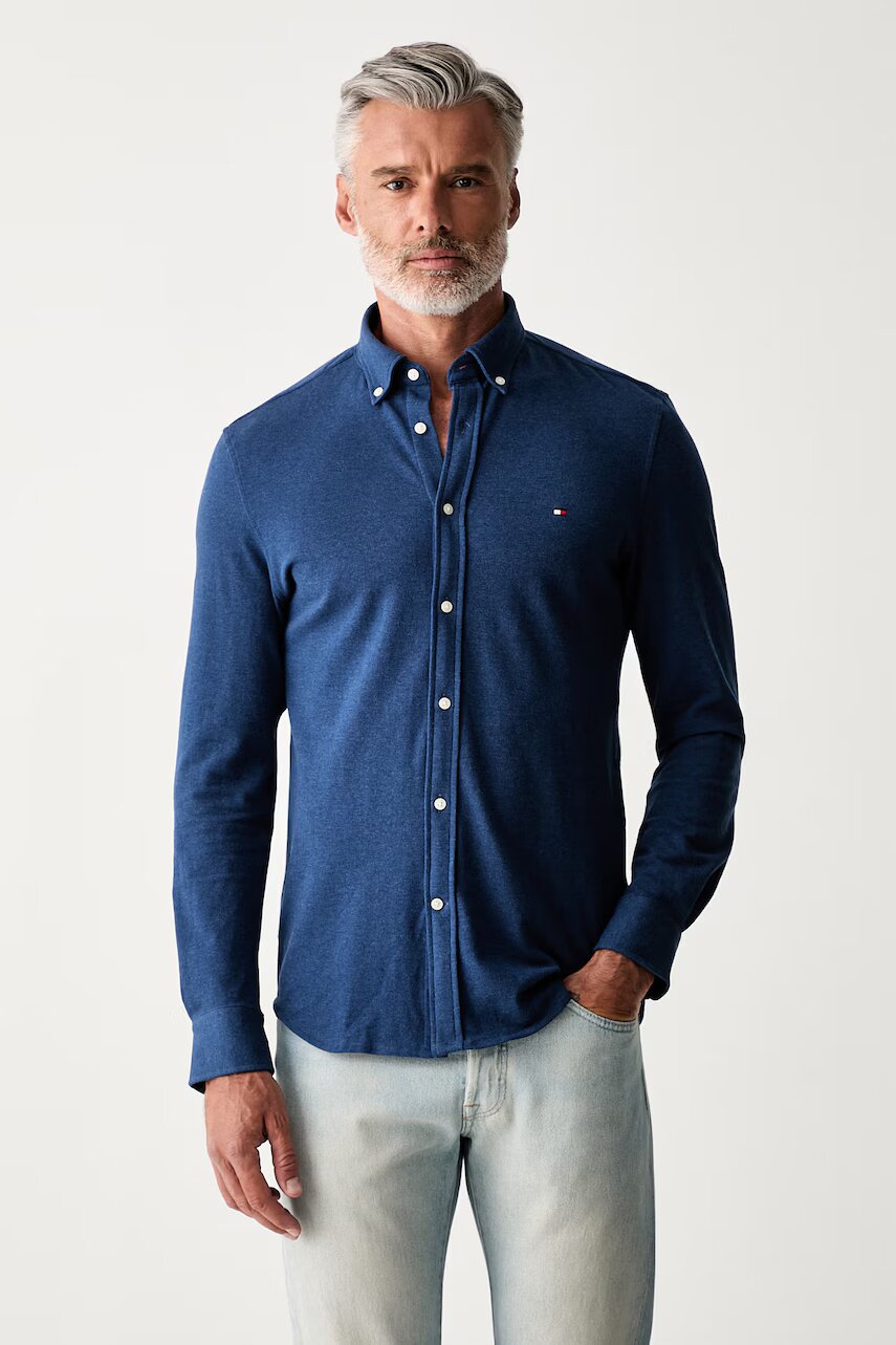 Tommy Hilfiger cămașă pentru bărbați din bumbac