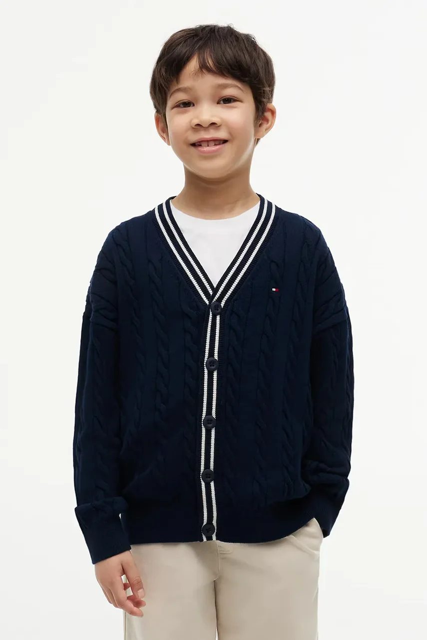 Tommy Hilfiger cardigan pentru copii din bumbac