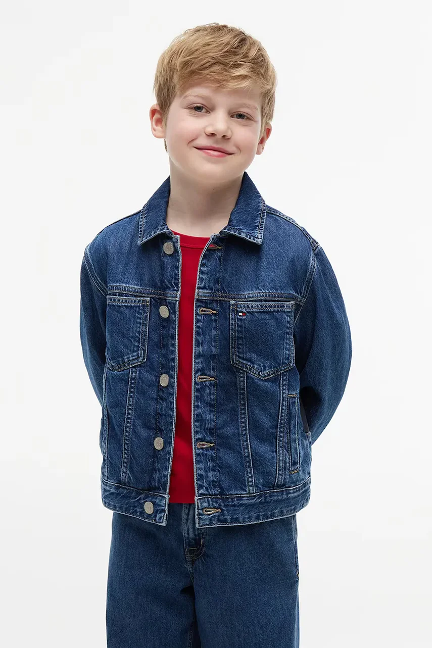 Tommy Hilfiger geacă de blugi pentru copii