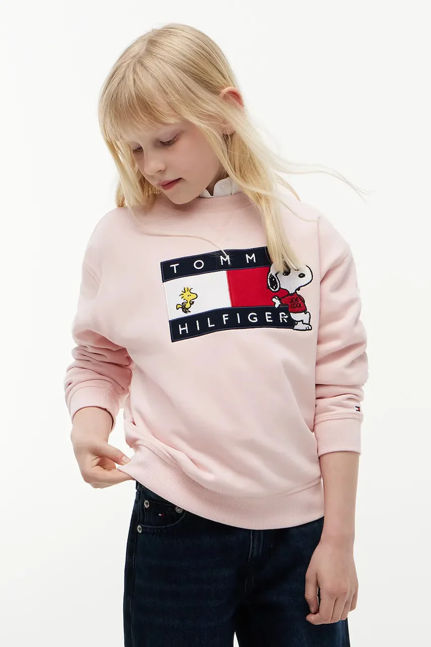 Tommy Hilfiger hanorac pentru copii din bumbac x Peanuts