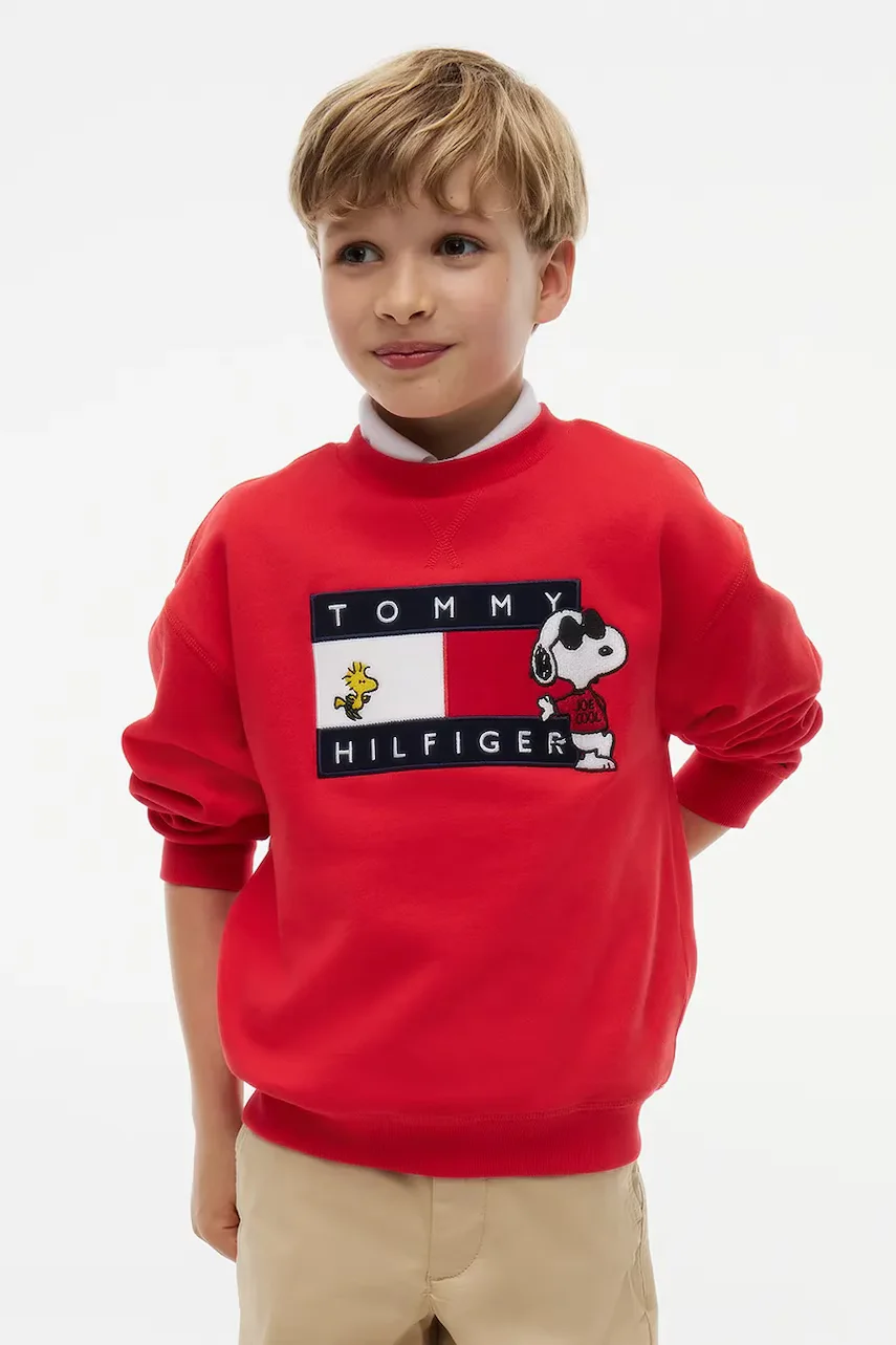 Tommy Hilfiger hanorac pentru copii din bumbac x Peanuts