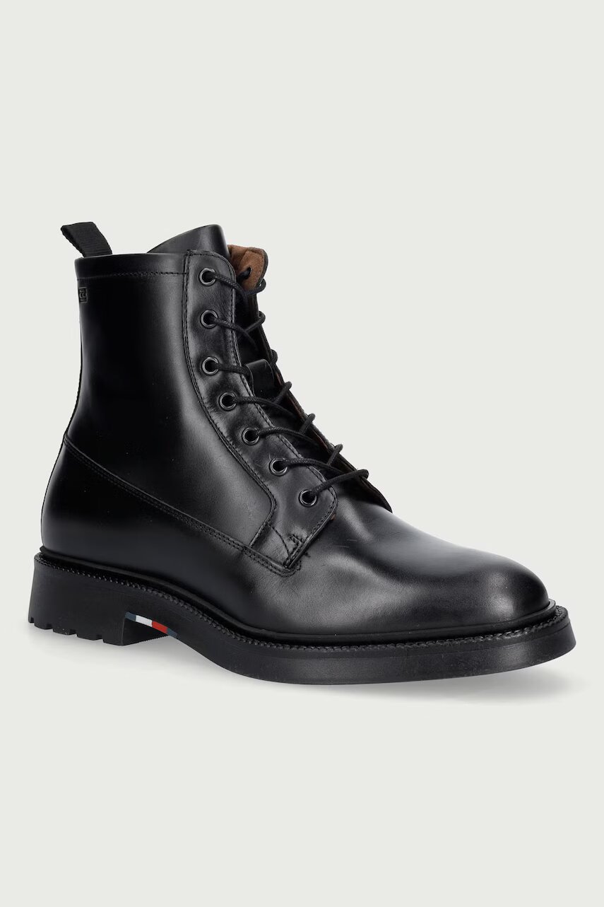Tommy Hilfiger încălțăminte pentru bărbați din piele CORPORATE CASUAL LTH BOOT