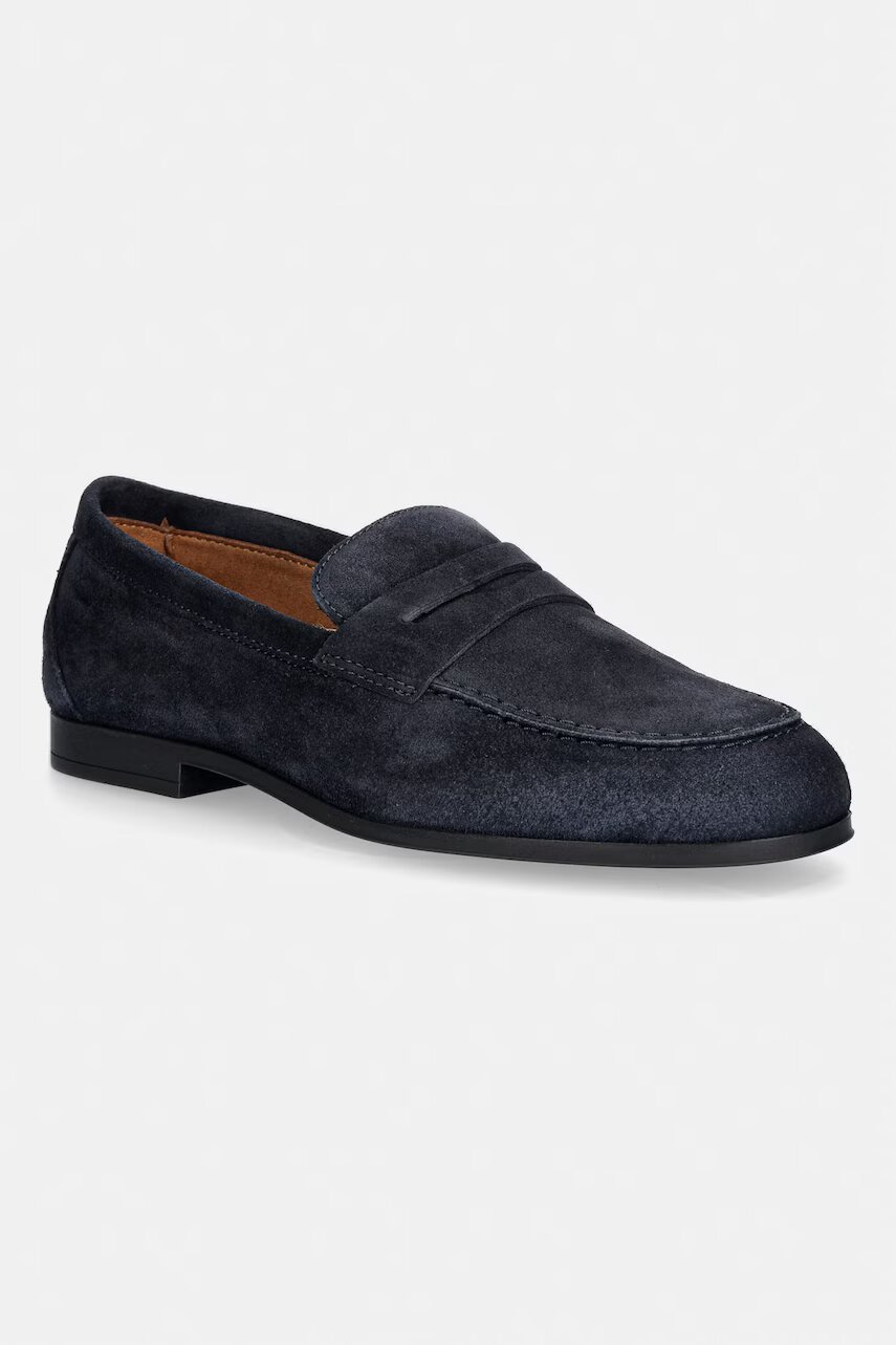 Tommy Hilfiger mocasini pentru femei din piele întoarsă FLEXIBLE SLIM SUEDE LOAFER