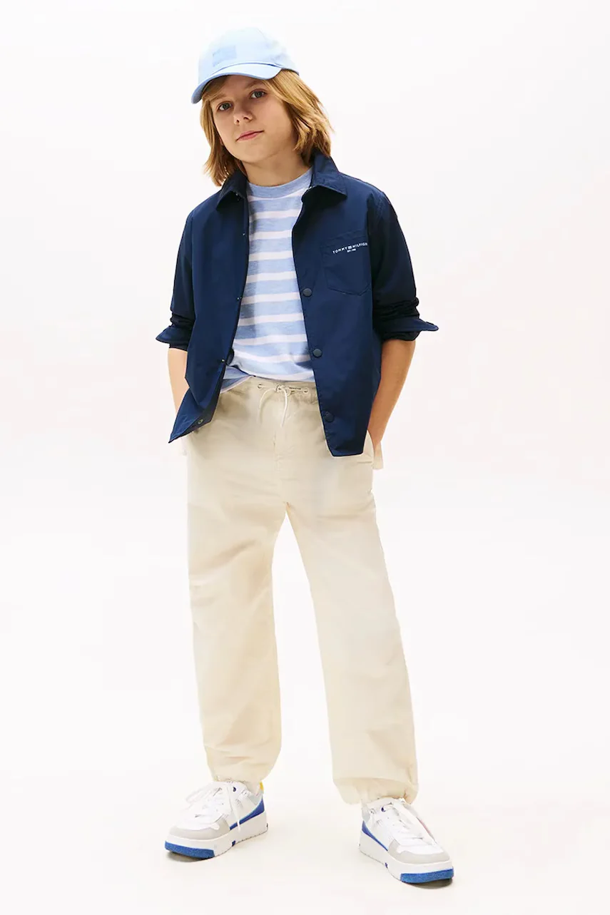Tommy Hilfiger pantaloni de bumbac pentru copii
