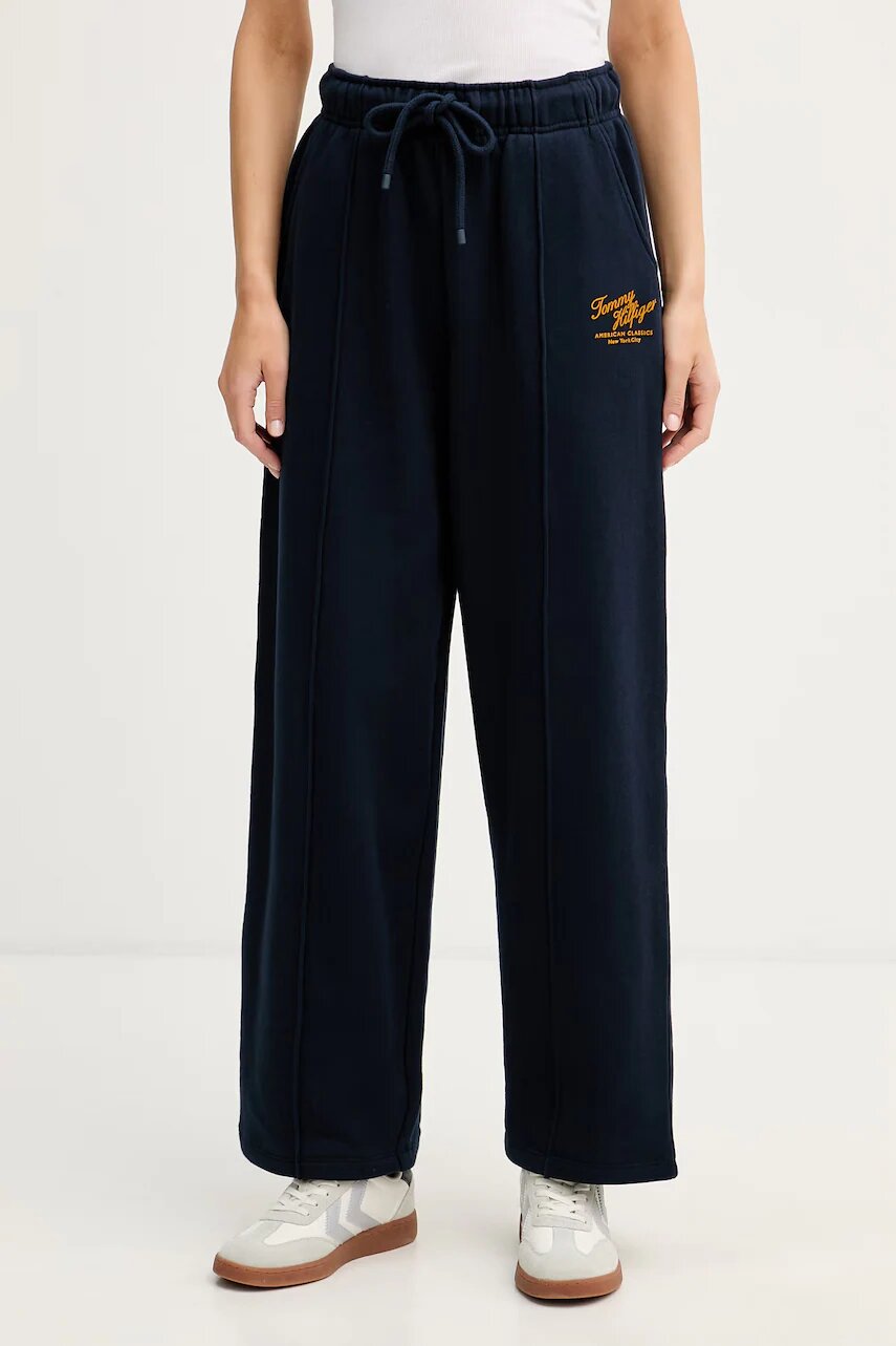 Tommy Hilfiger pantaloni de trening pentru femei din bumbac