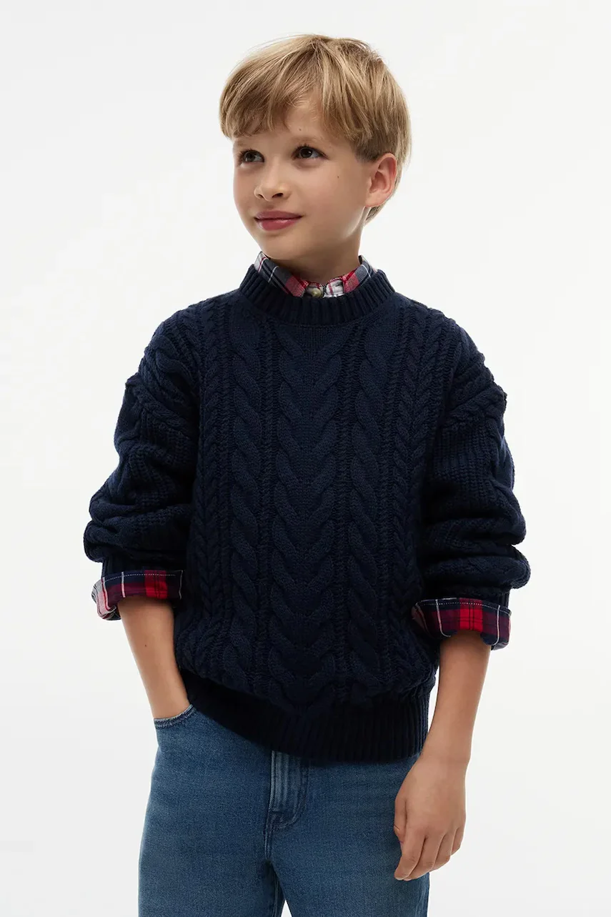 Tommy Hilfiger pulover pentru copii cu bumbac