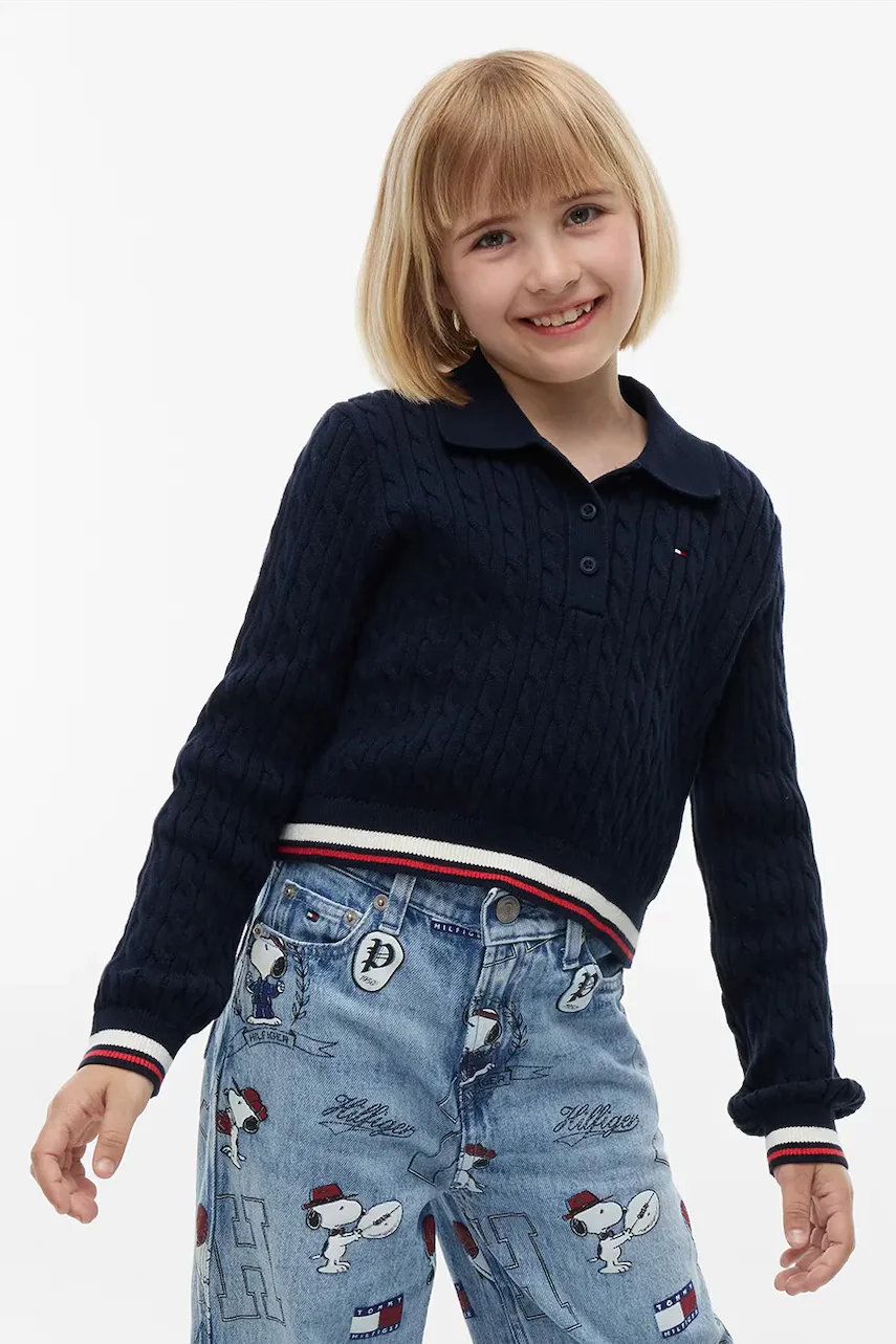 Tommy Hilfiger pulover pentru copii din bumbac