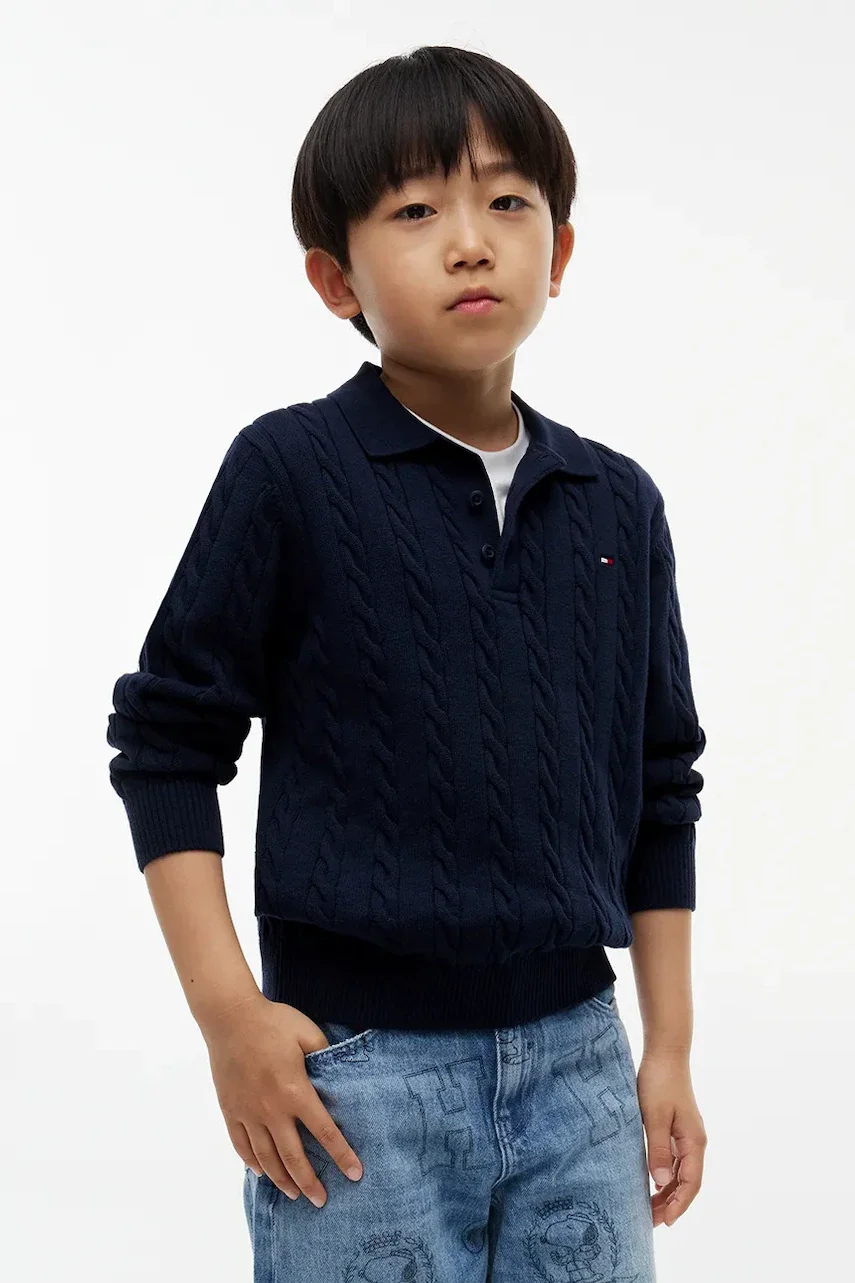 Tommy Hilfiger pulover pentru copii din bumbac
