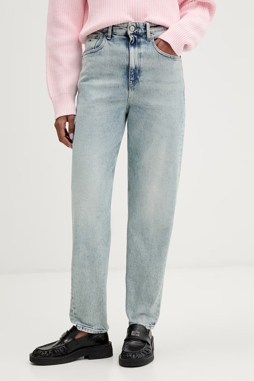 Tommy Jeans blugi relaxed fit pentru femei