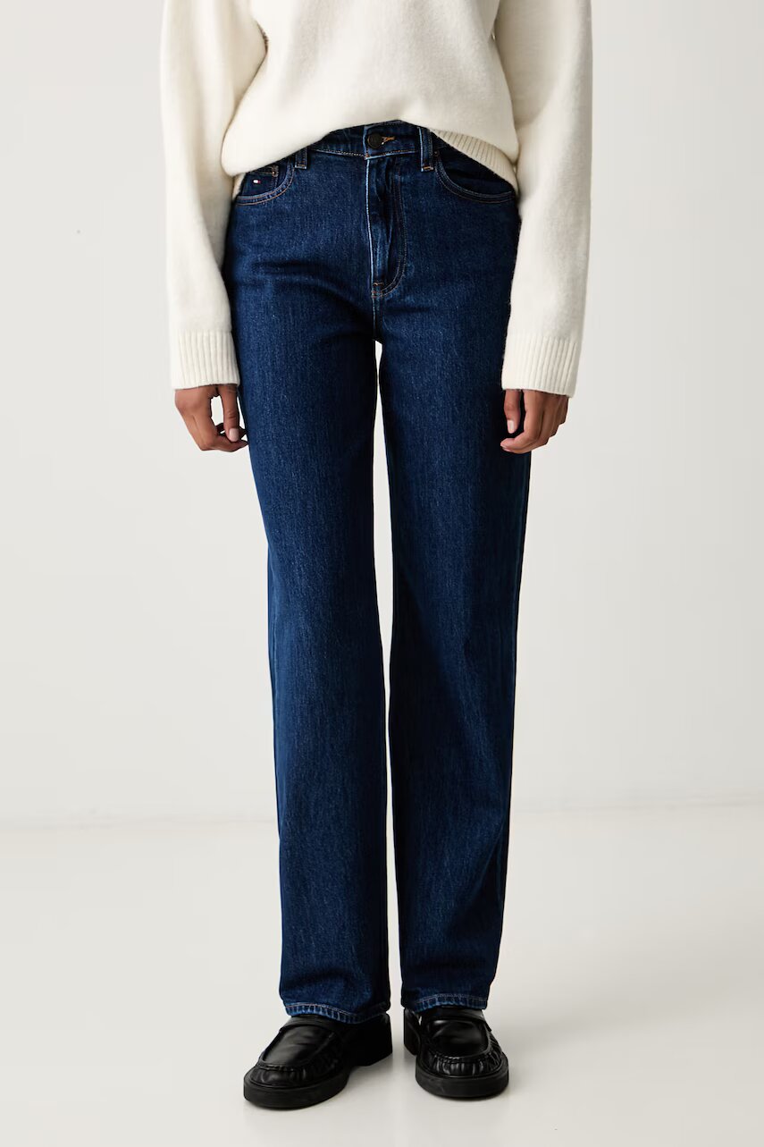 Tommy Jeans blugi straight pentru femei