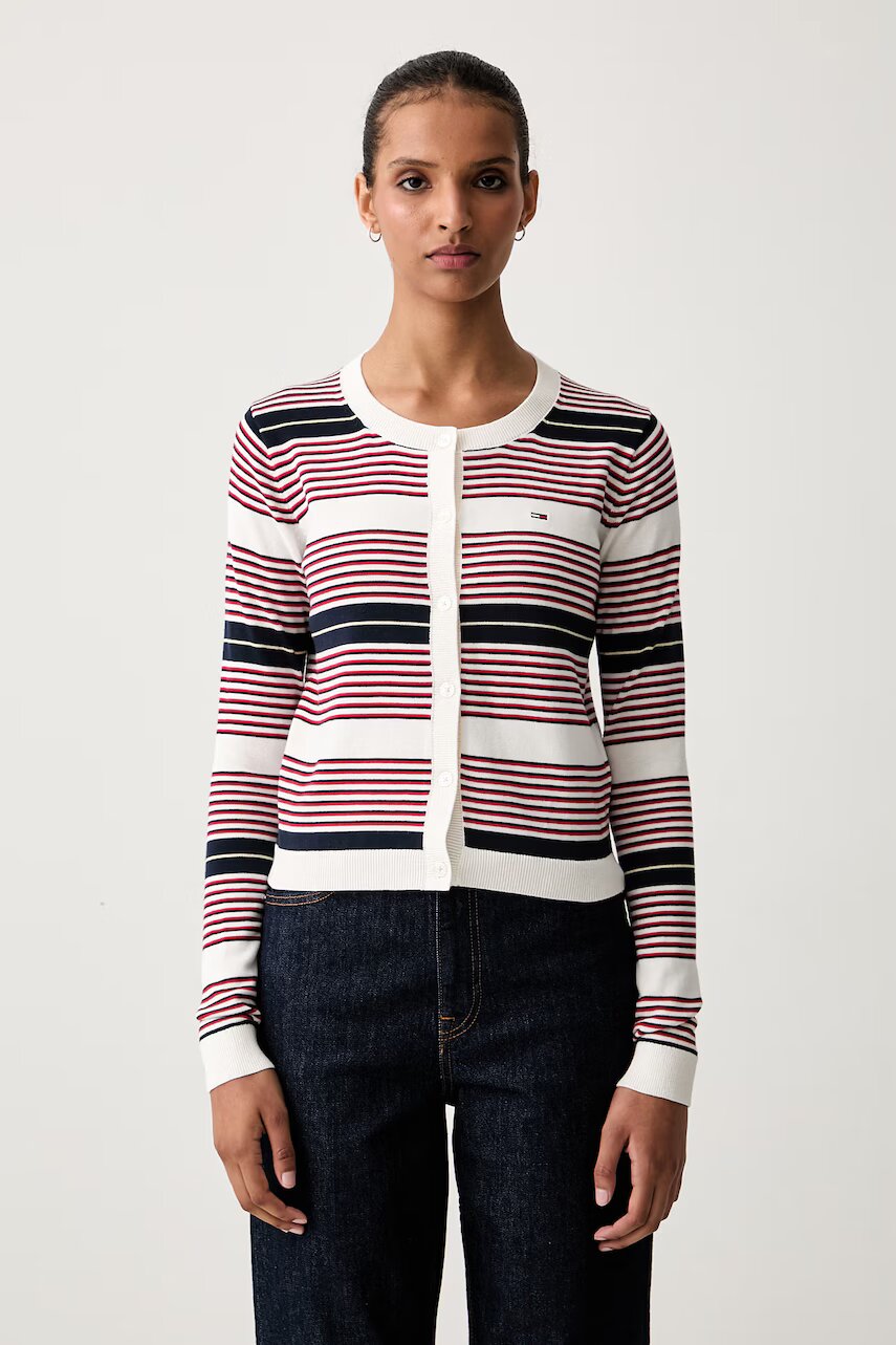 Tommy Jeans cardigan pentru femei din bumbac