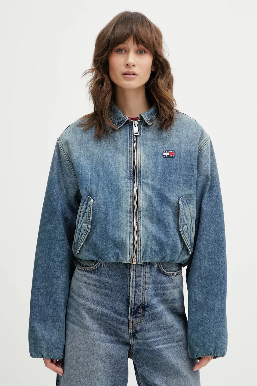 Tommy Jeans geacă de blugi din bumbac