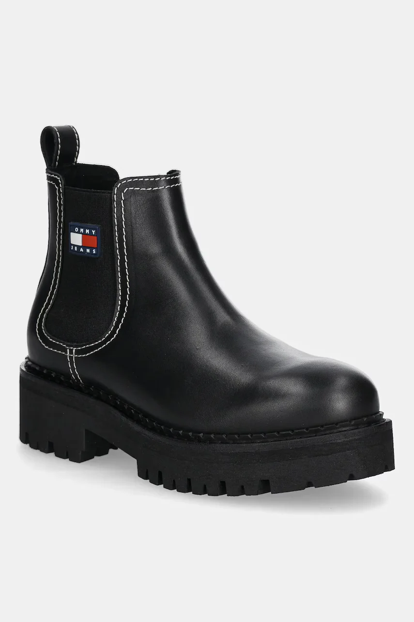Tommy Jeans ghete chelsea de piele TJW URBAN CHELSEA BOOT