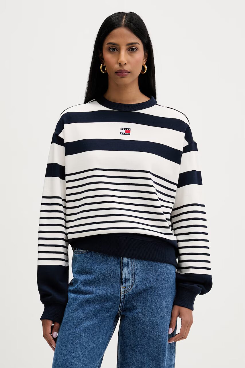 Tommy Jeans hanorac oversized pentru femei din bumbac