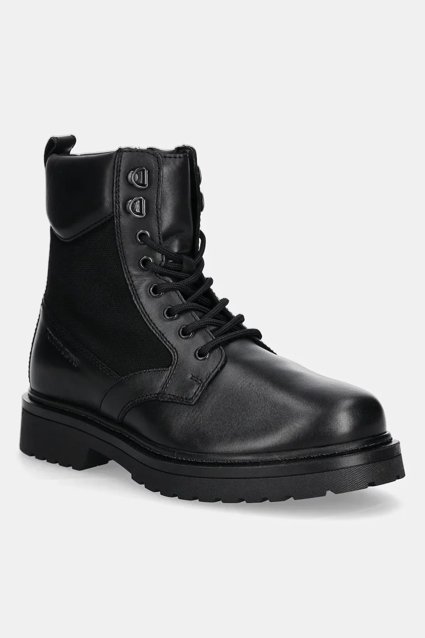 Tommy Jeans pantofi inalti TJM LACE UP HIGH