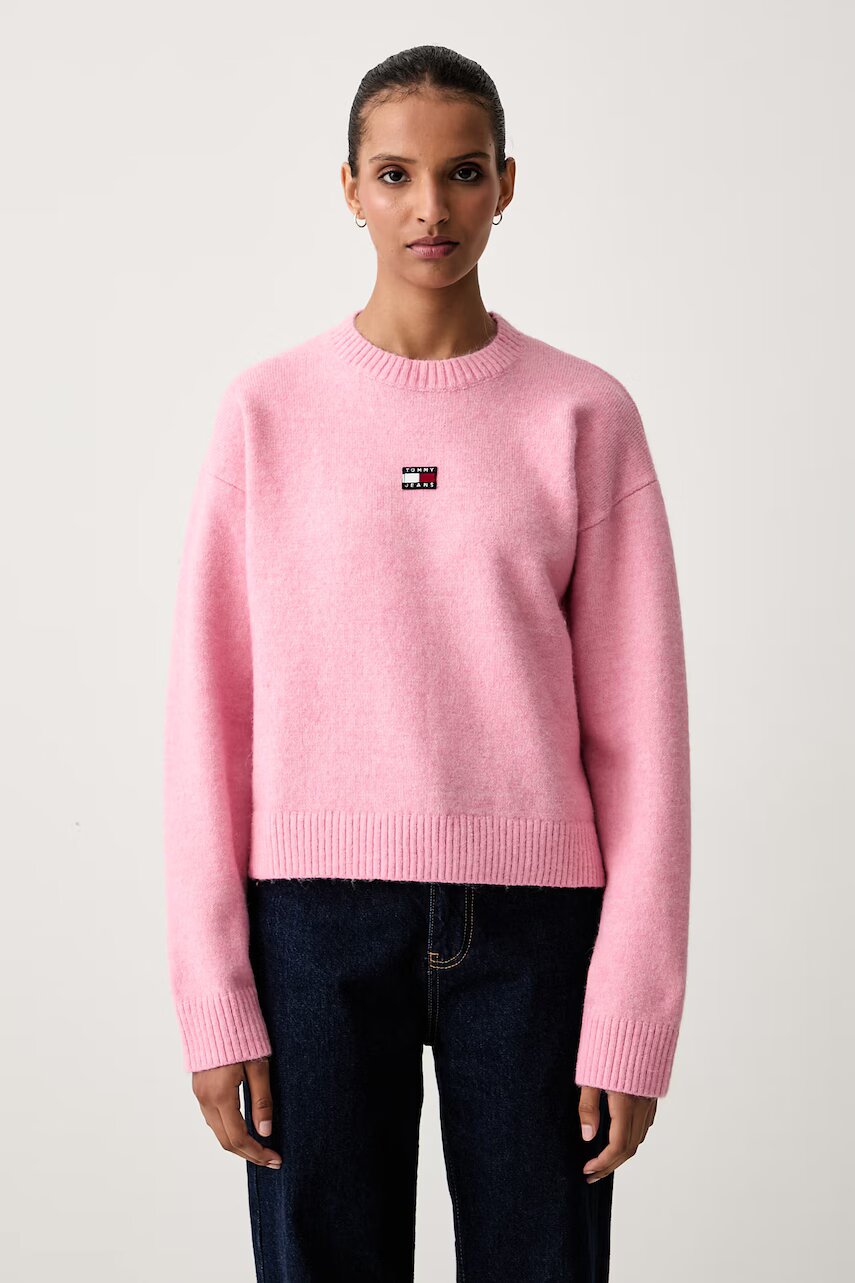 Tommy Jeans pulover pentru femei cu amestec de lână
