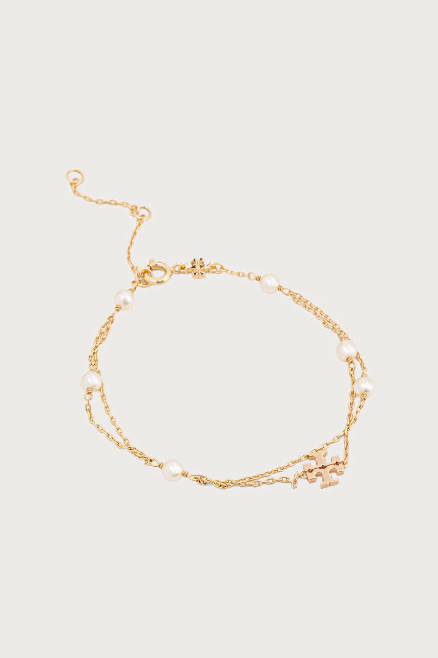 TORY BURCH brățară pentru femei placată cu aur Moondance