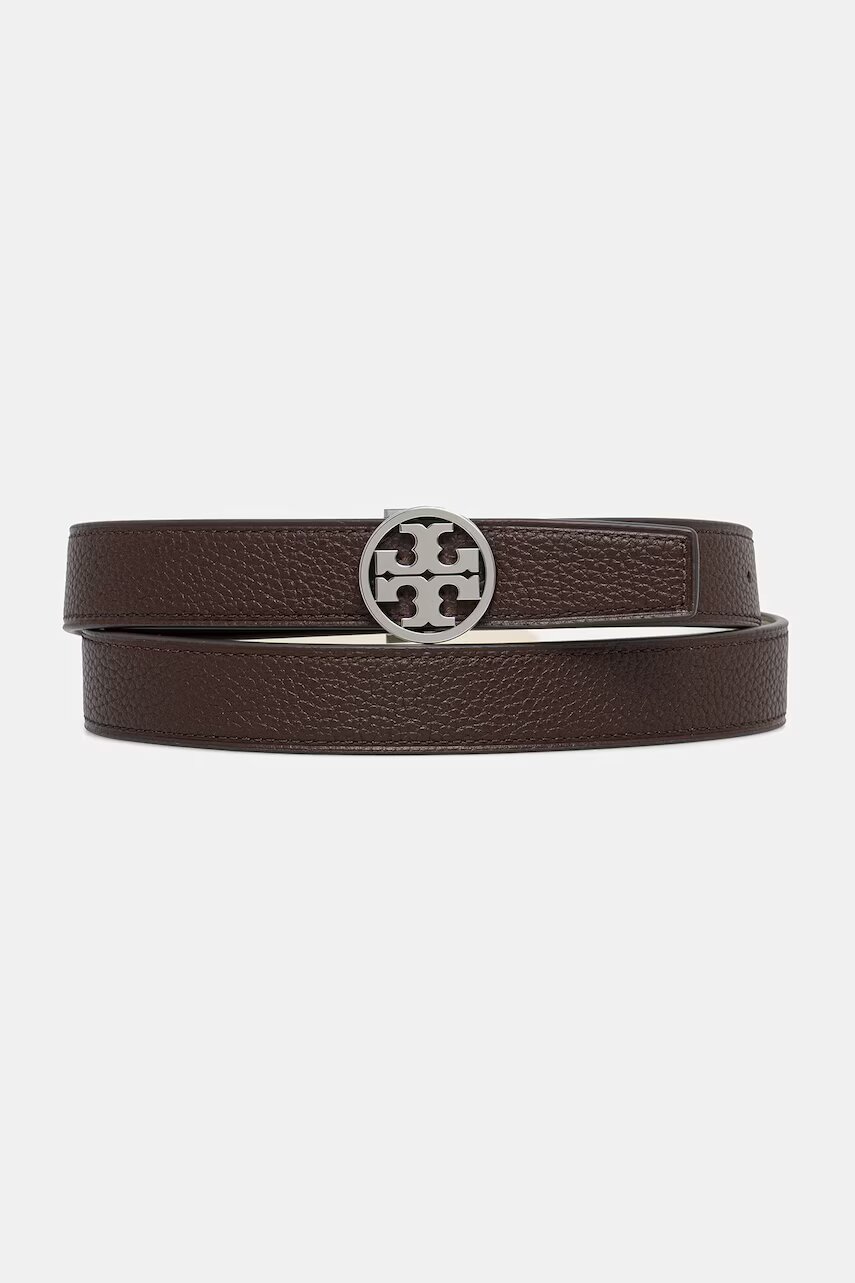 TORY BURCH curea reversibilă pentru femei din piele Miller