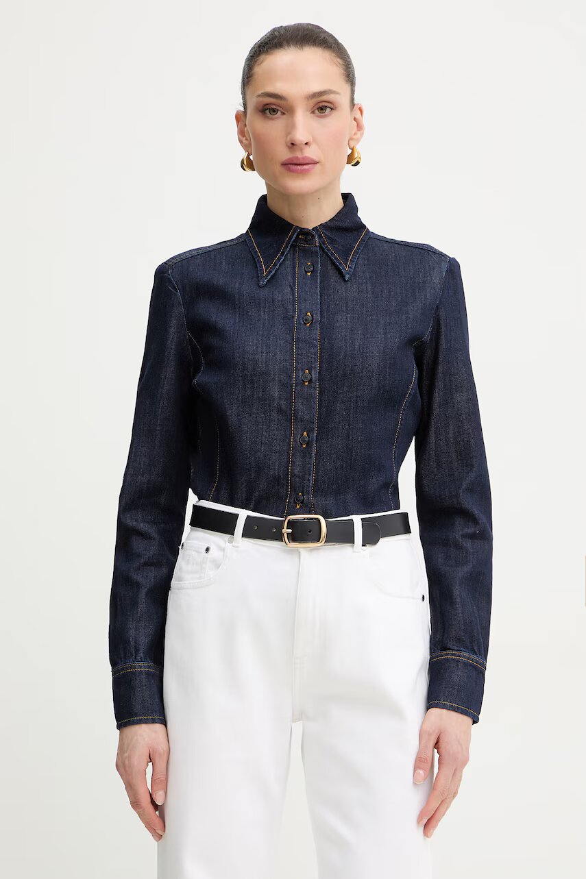 Trussardi cămașă pentru femei din denim