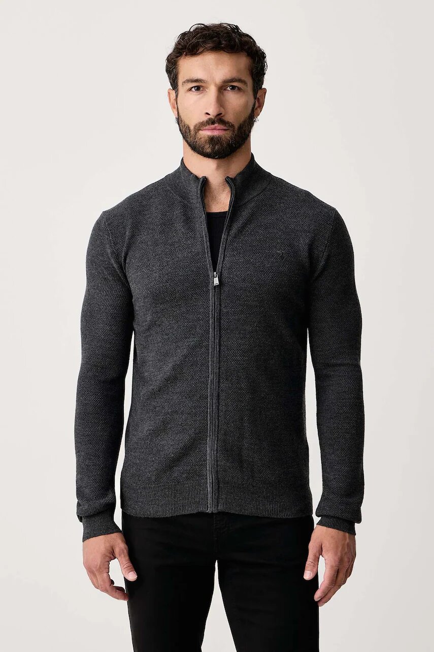 Trussardi cardigan pentru bărbați din lână