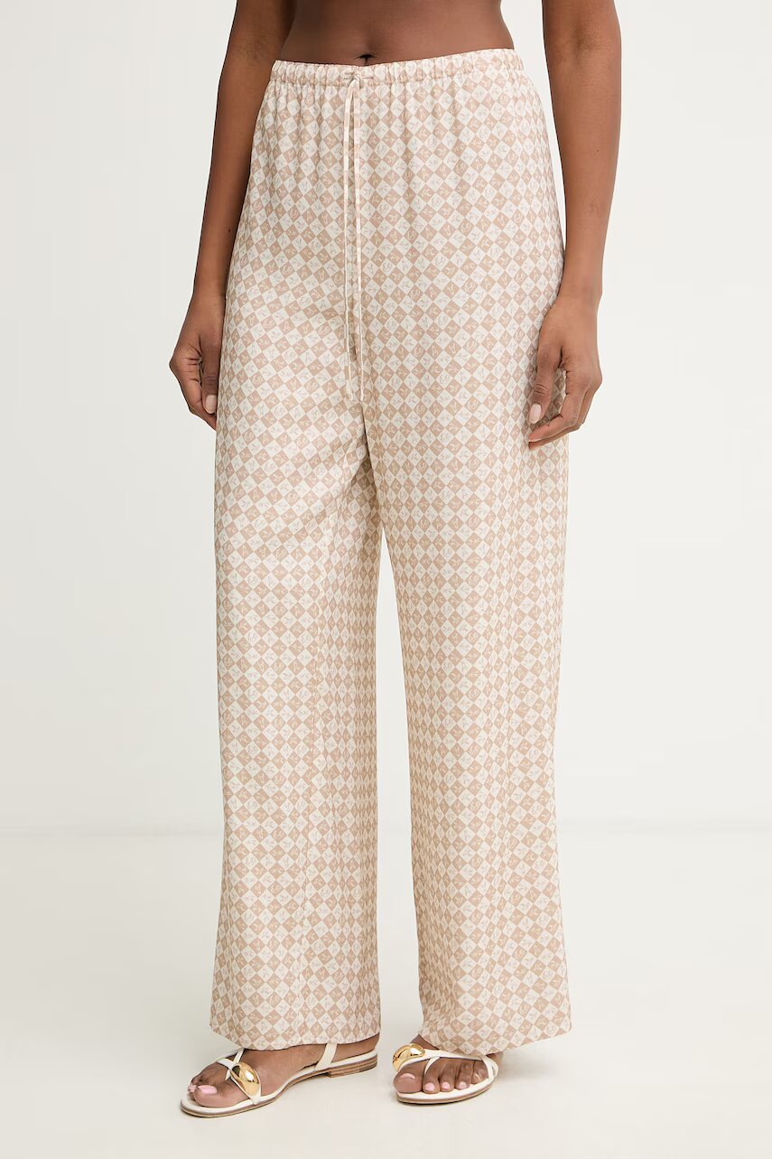 Trussardi pantaloni pentru femei din vâscoză