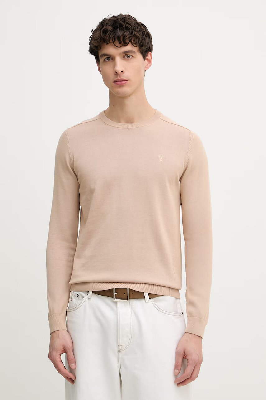Trussardi pulover pentru bărbați cu bumbac