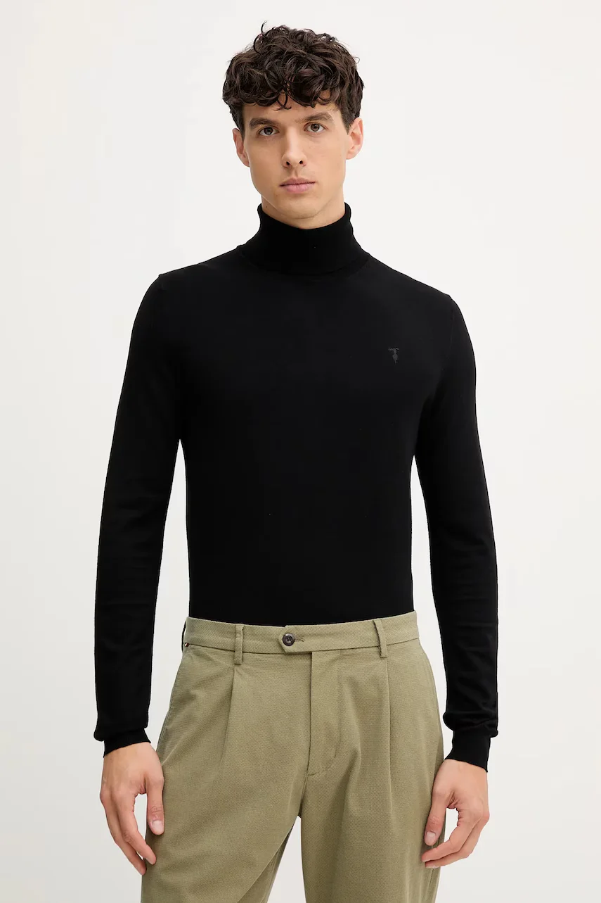 Trussardi pulover pentru bărbați cu vâscoză
